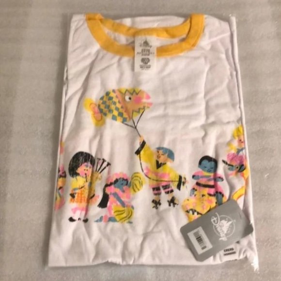 NWT Disney It's a Small World Ringer T-Shirt for Adults Disney 50th Anniversary - Picture 5 of 7